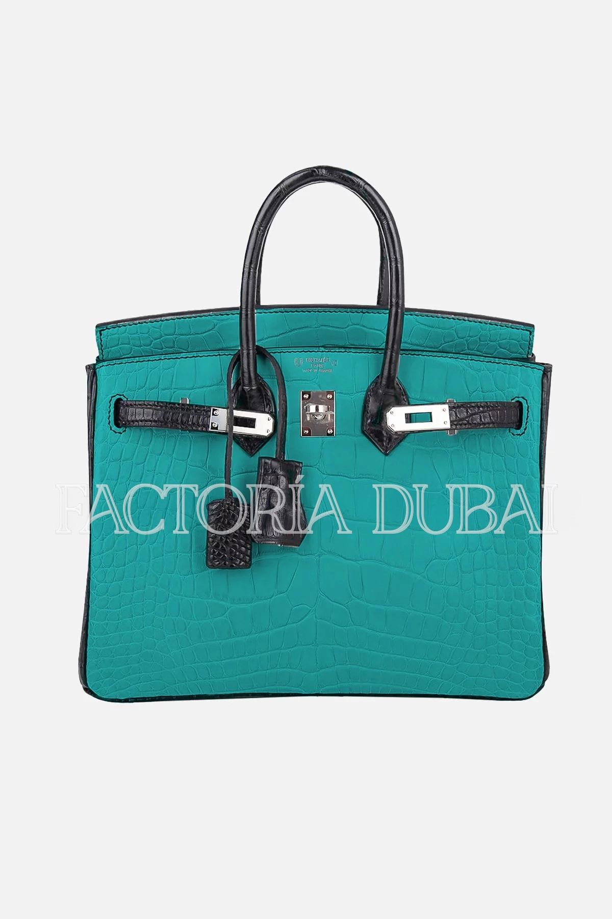 Hermes Birkin 25 Alligator matte HSS Special Order Blue Paon/Black PHW