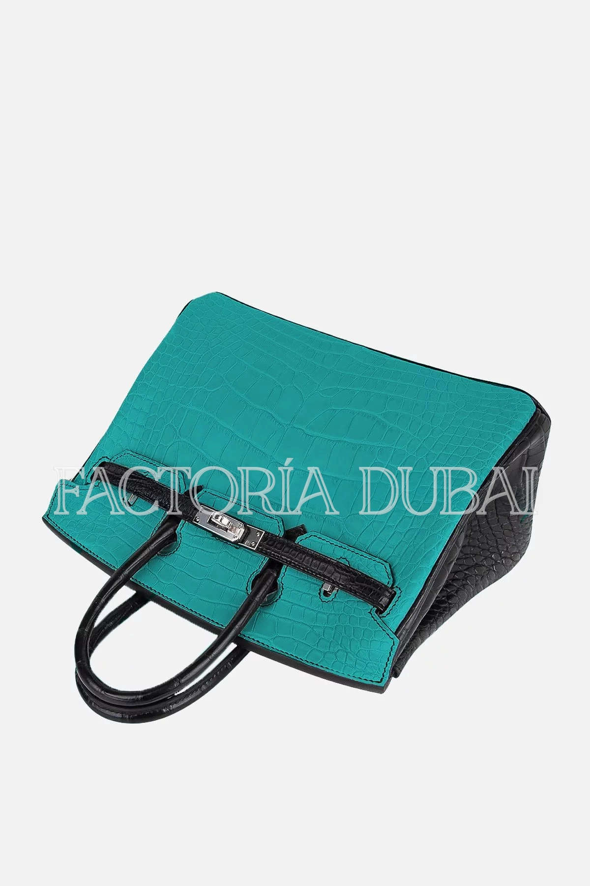 Hermes Birkin 25 Alligator matte HSS Special Order Blue Paon/Black PHW
