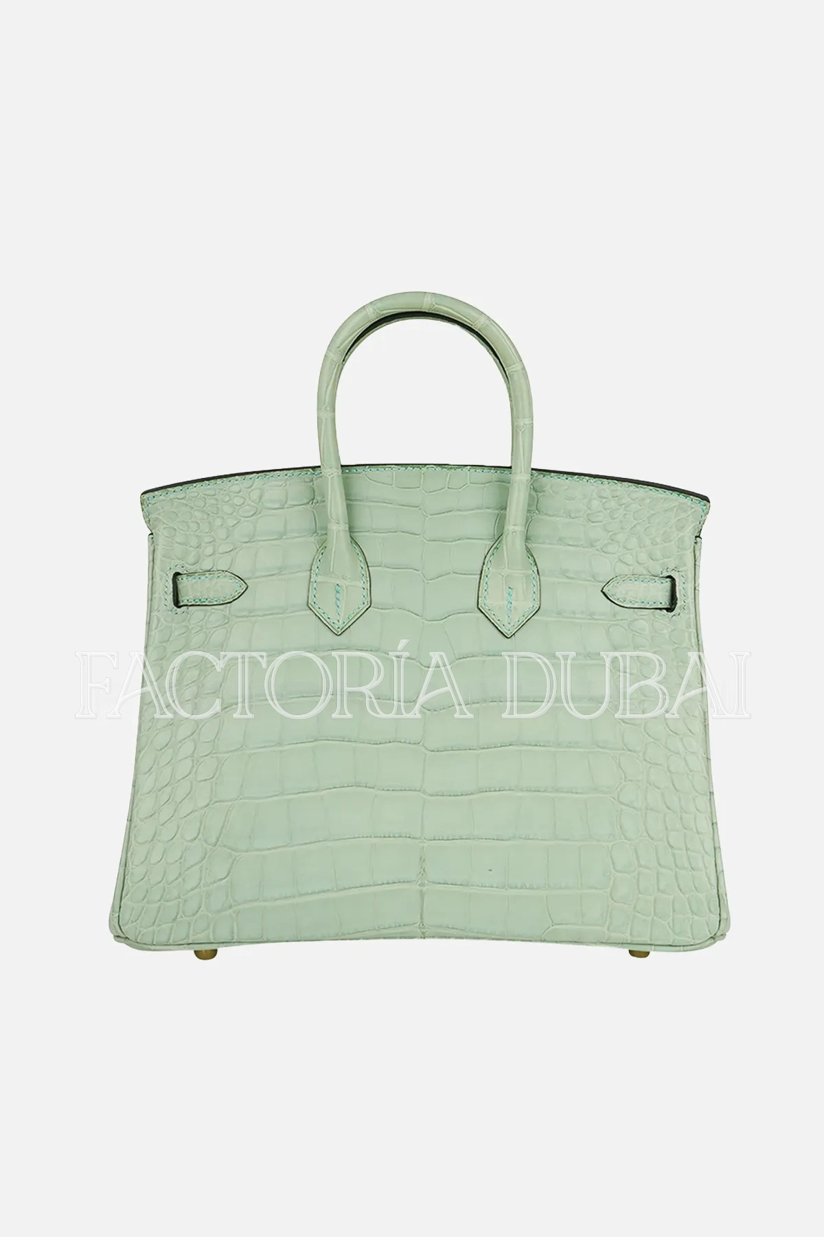 Hermes Birkin 25 Alligator matte Vert D’Eau GHW