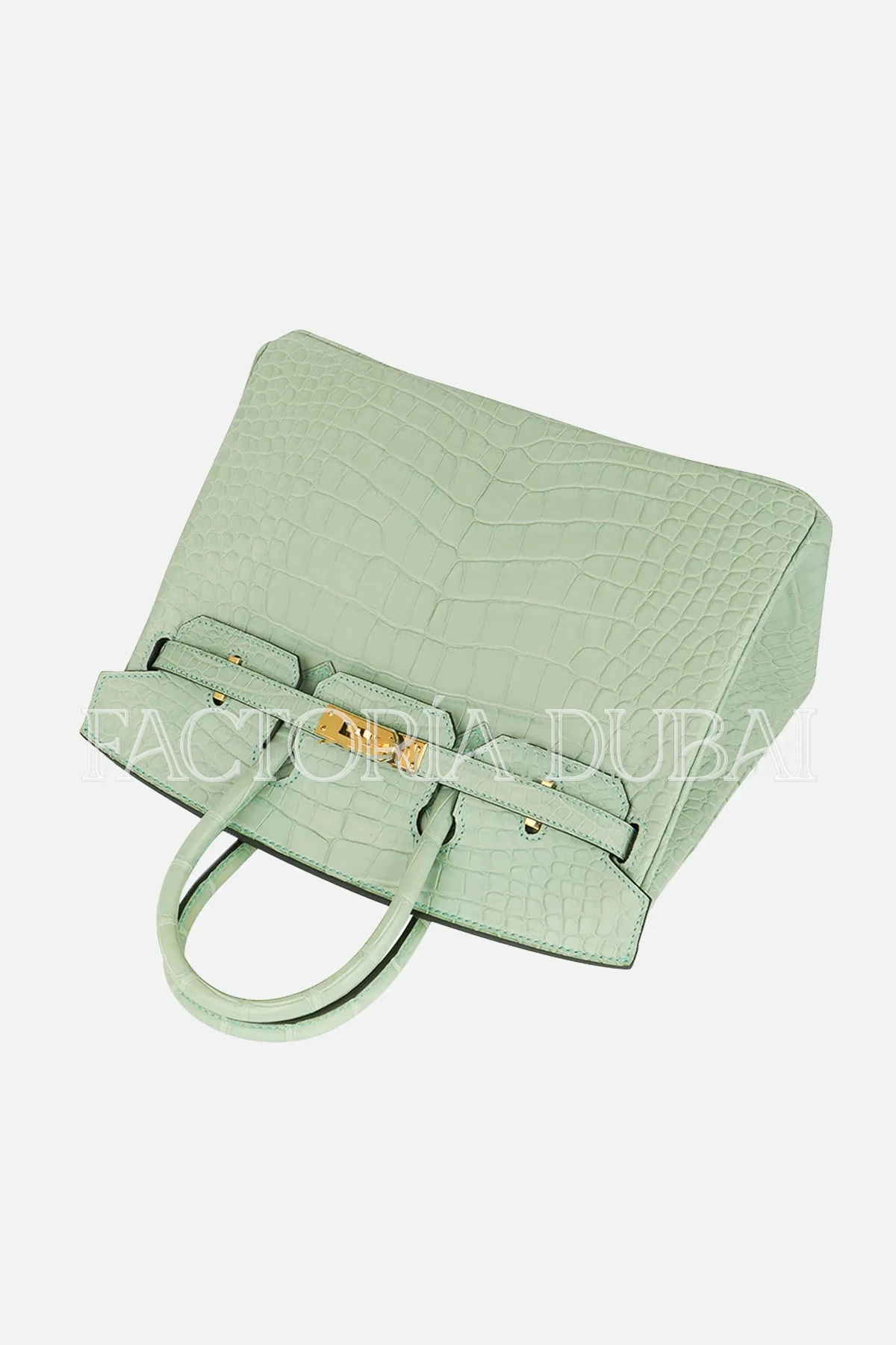Hermes Birkin 25 Alligator matte Vert D’Eau GHW