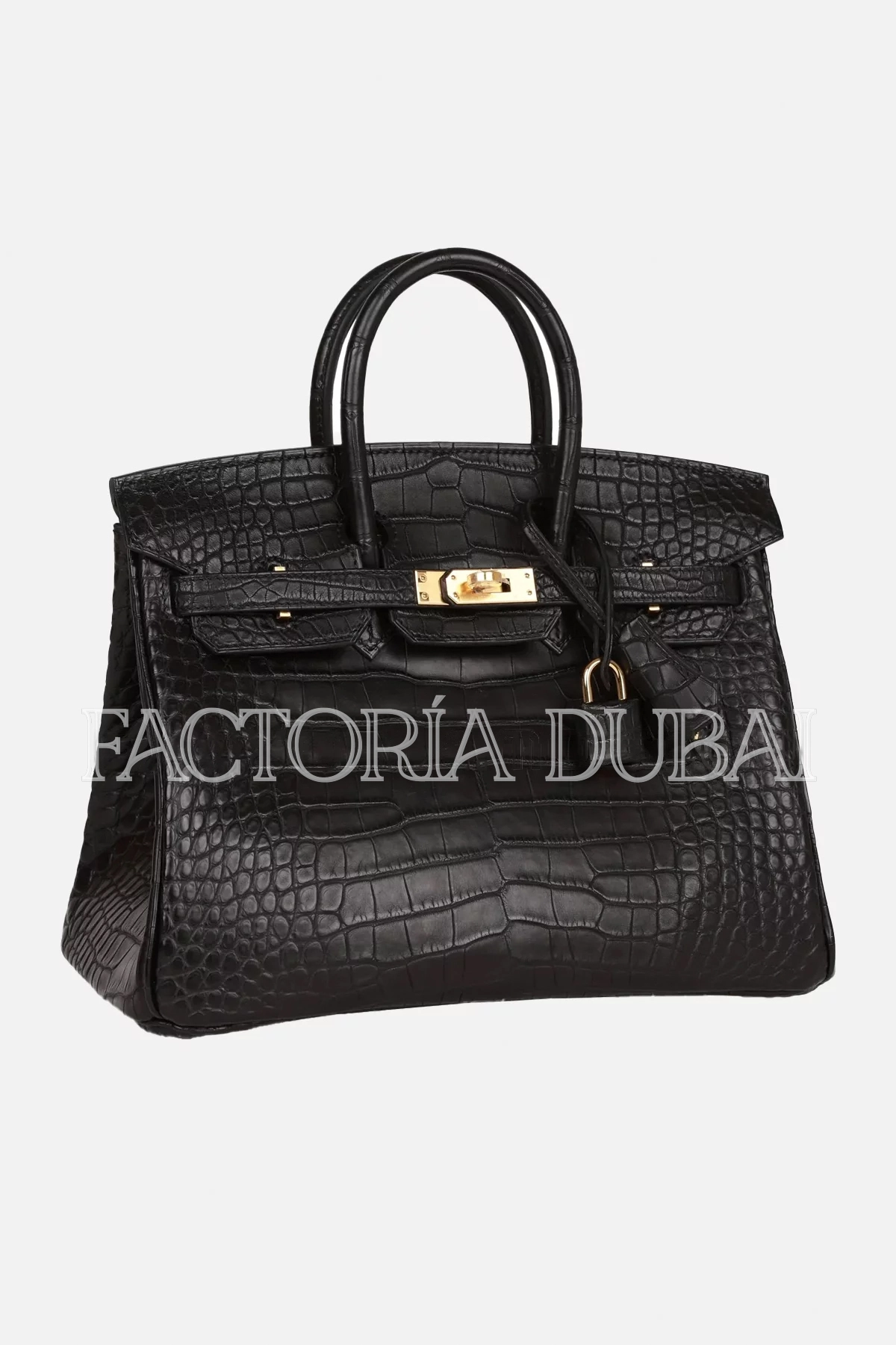 Hermès Birkin 25 Black Matte Alligator GHW