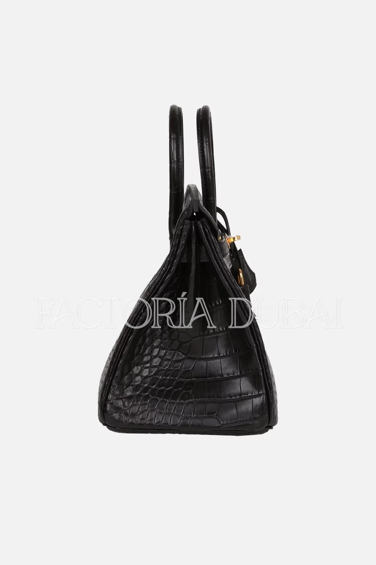 Hermès Birkin 25 Black Matte Alligator GHW
