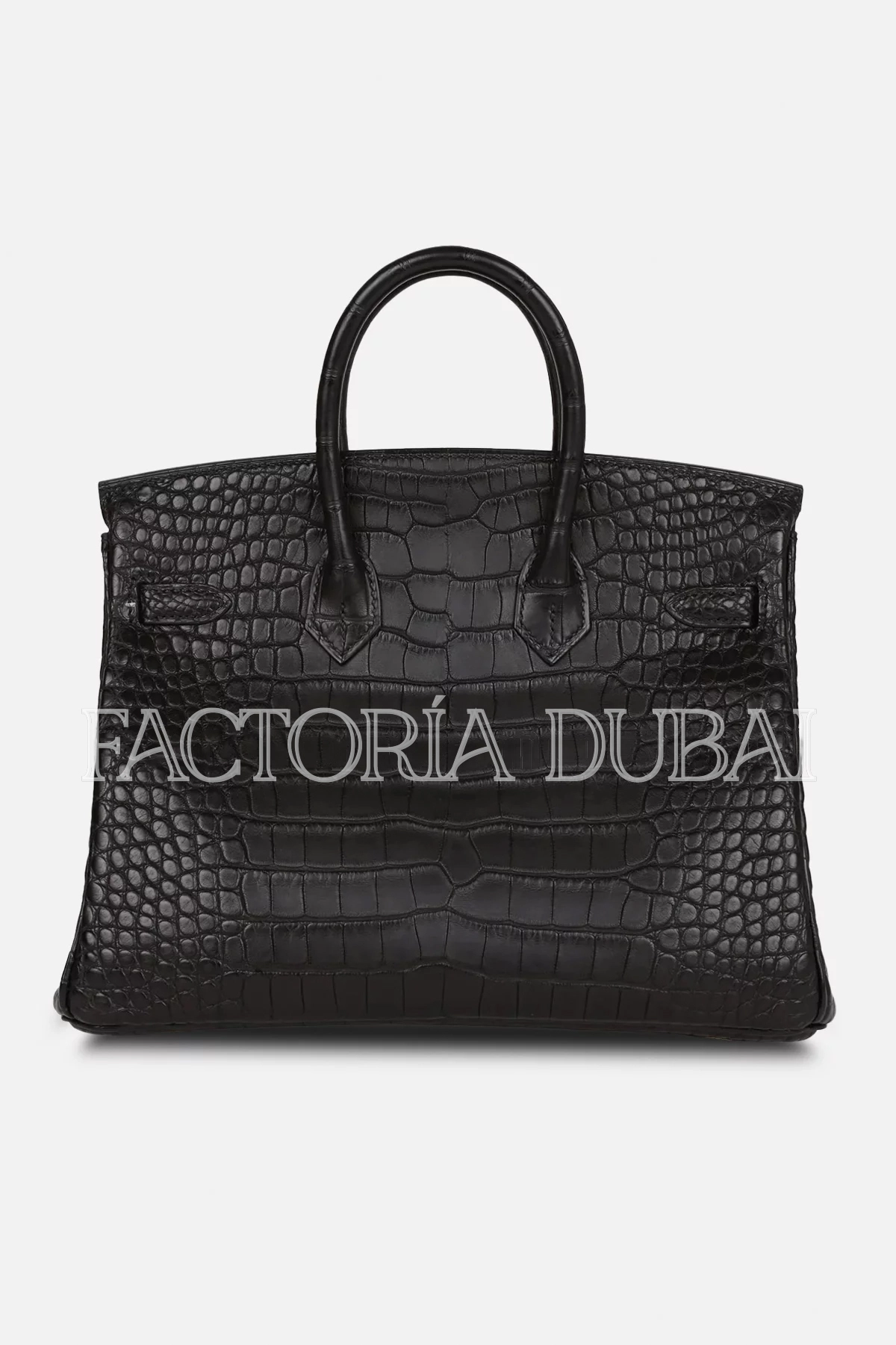 Hermès Birkin 25 Black Matte Alligator GHW