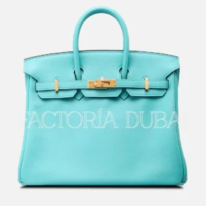 Hermes Birkin 25 Bleu Atoll Swift GHW