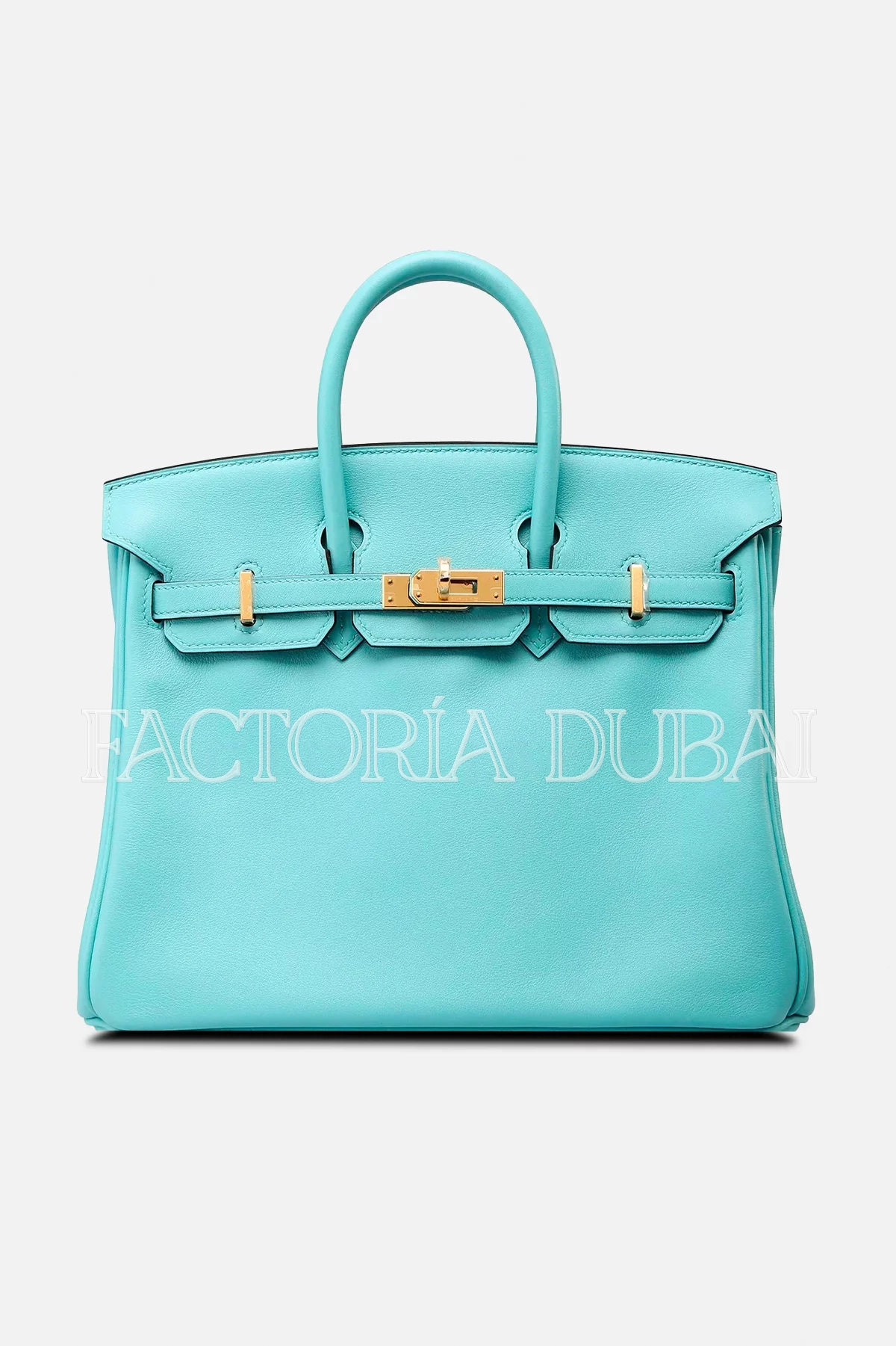 Hermes Birkin 25 Bleu Atoll Swift GHW