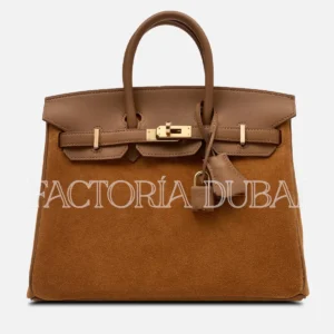 Hermès Birkin 25 Gold Doblis and Swift GHW
