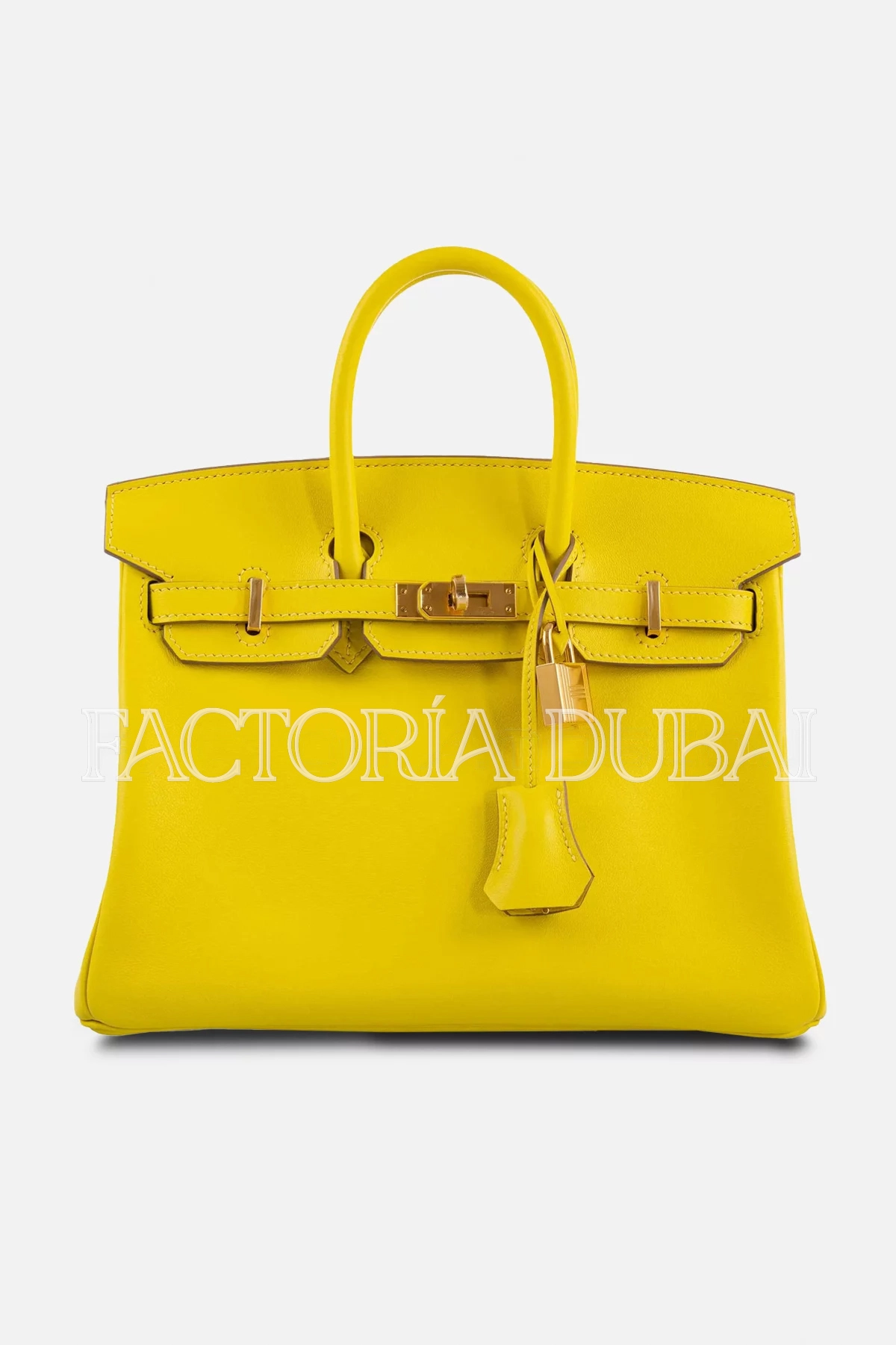 Hermes Birkin 25 Lime Swift Leather GHW
