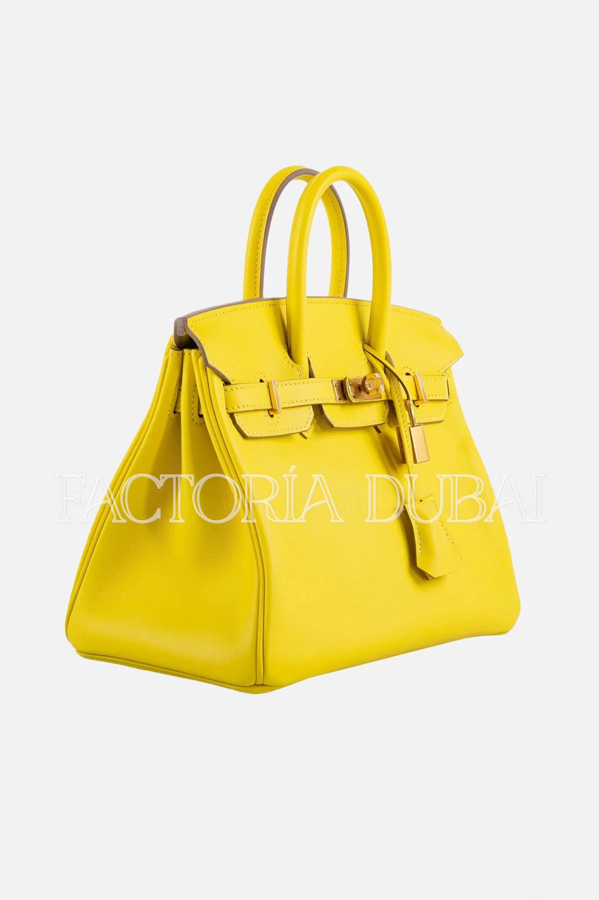 Hermes Birkin 25 Lime Swift Leather GHW