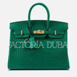 Hermès Birkin 25 Malachite Matte Alligator GHW