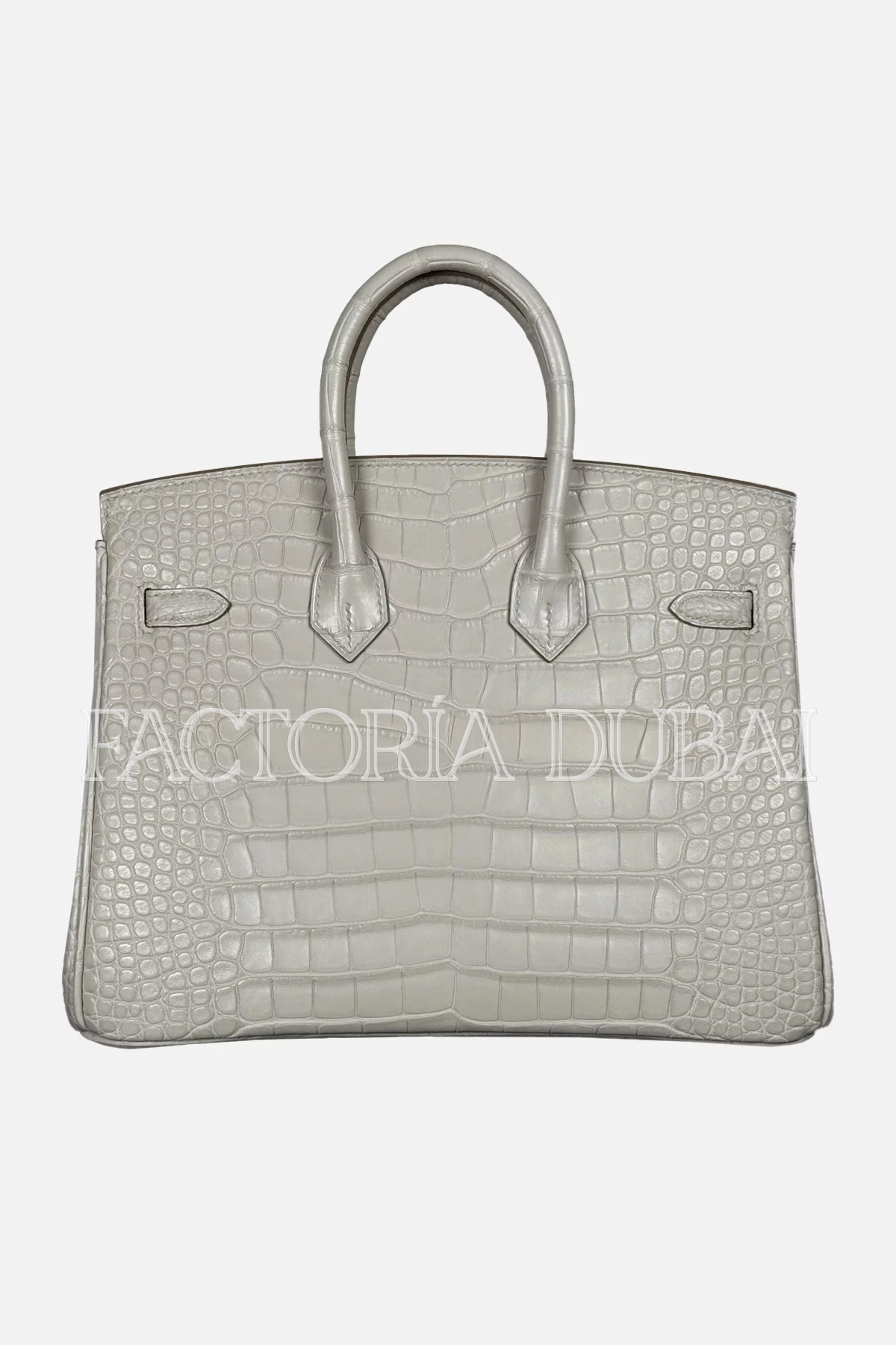 Hermes Birkin 25 Matte Beton Alligator GHW