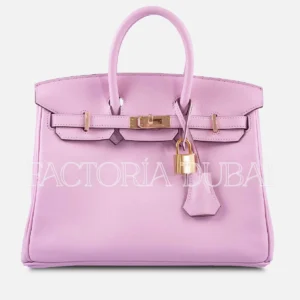 Hermès Birkin 25 Mauve Sylvestre Swift RGHW