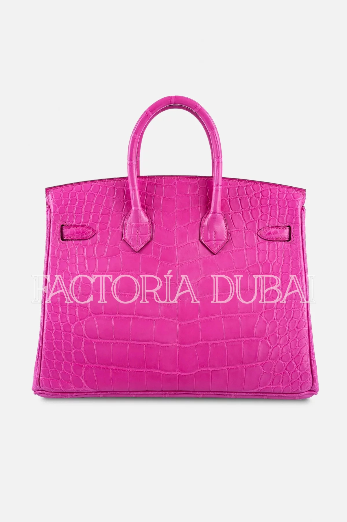 Hermès Birkin 25 Rose Shocking Matte Alligator PHW