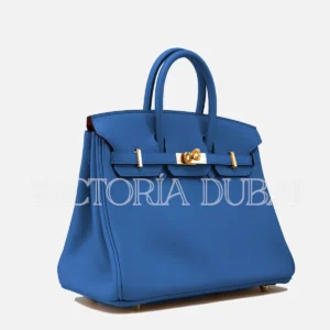 Hermes Birkin 25 Swift Blue Zellige GHW