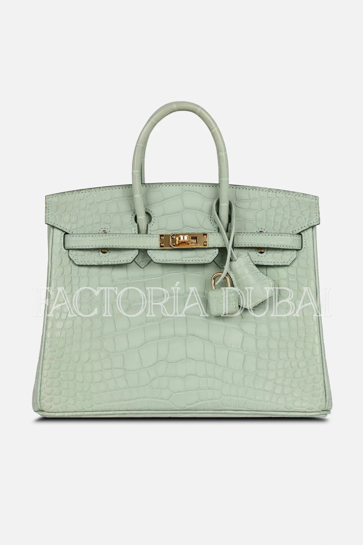 Hermès Birkin 25 Vert D’Eau Matte Alligator GHW