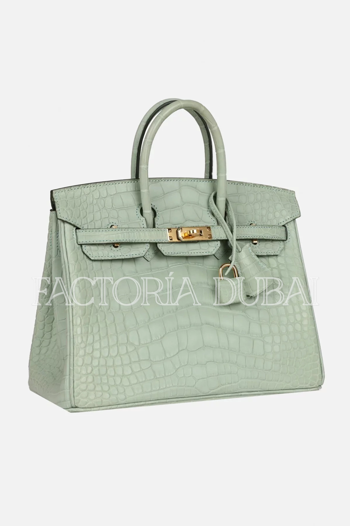Hermès Birkin 25 Vert D’Eau Matte Alligator GHW