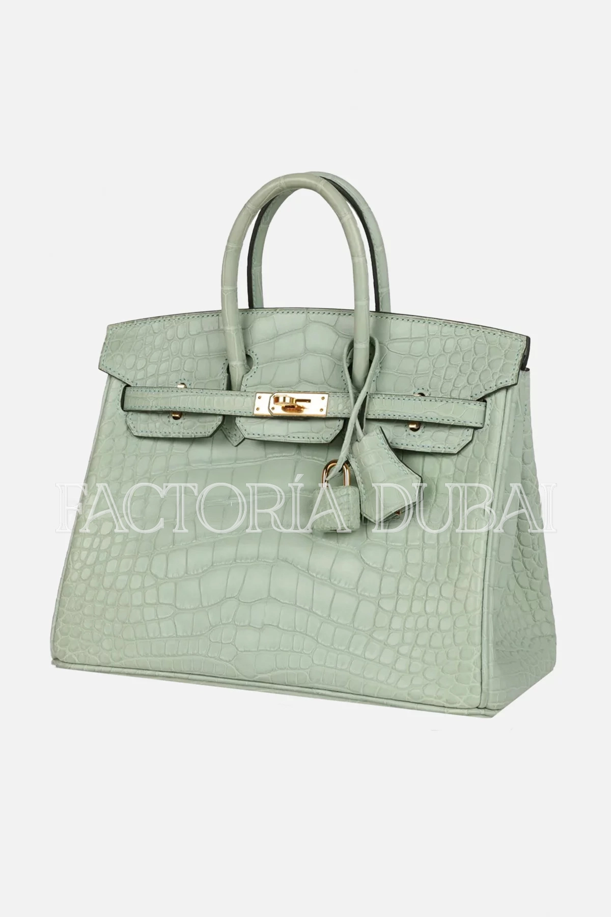 Hermès Birkin 25 Vert D’Eau Matte Alligator GHW