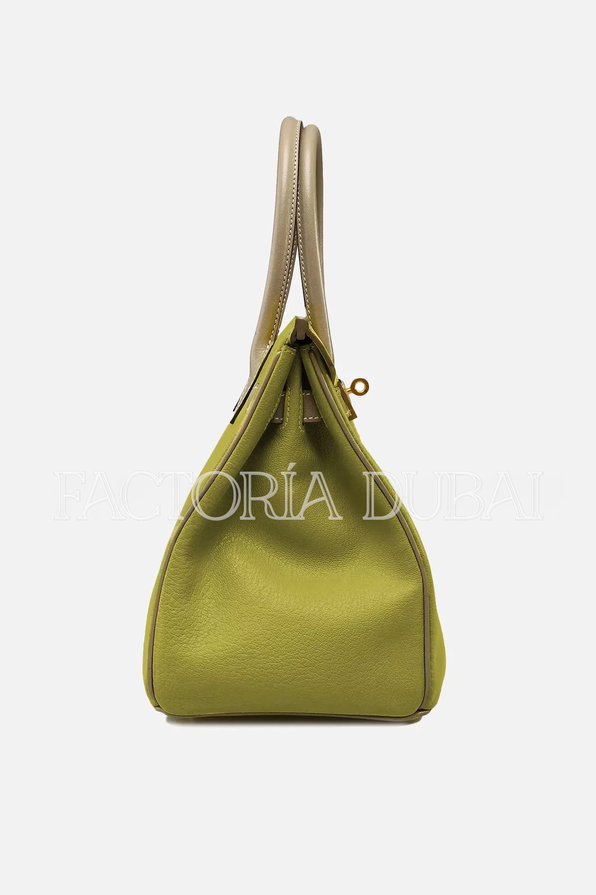 Hermes Birkin 30 Chèvre Special Order HSS Vert Anis/Gris Tourterelle GHW