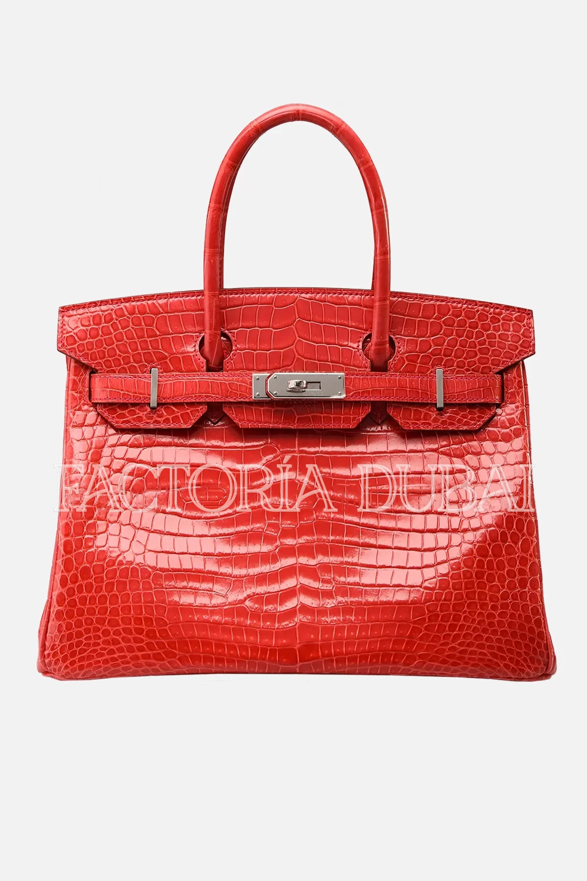 Hermes Birkin 30 Shiny Bourgainville Porosus PHW