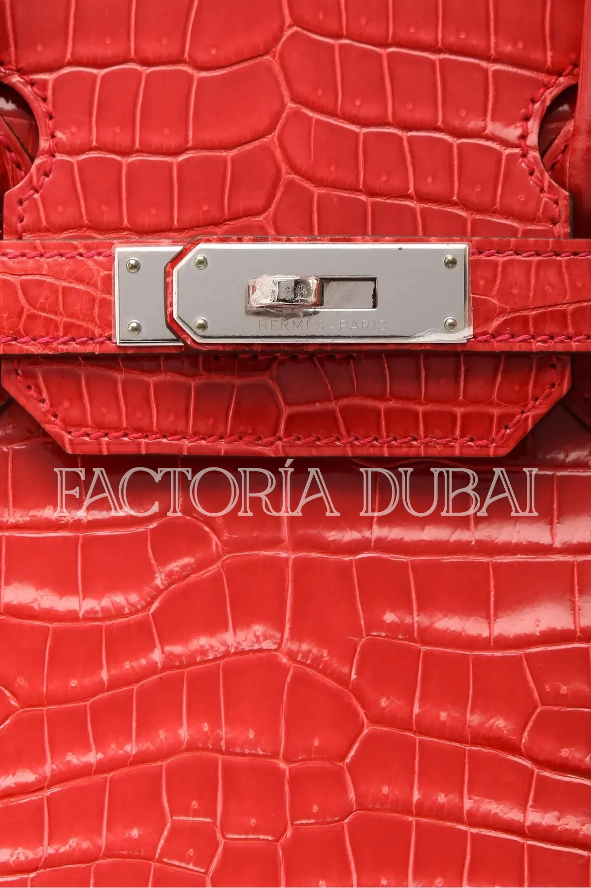 Hermes Birkin 30 Shiny Bourgainville Porosus PHW