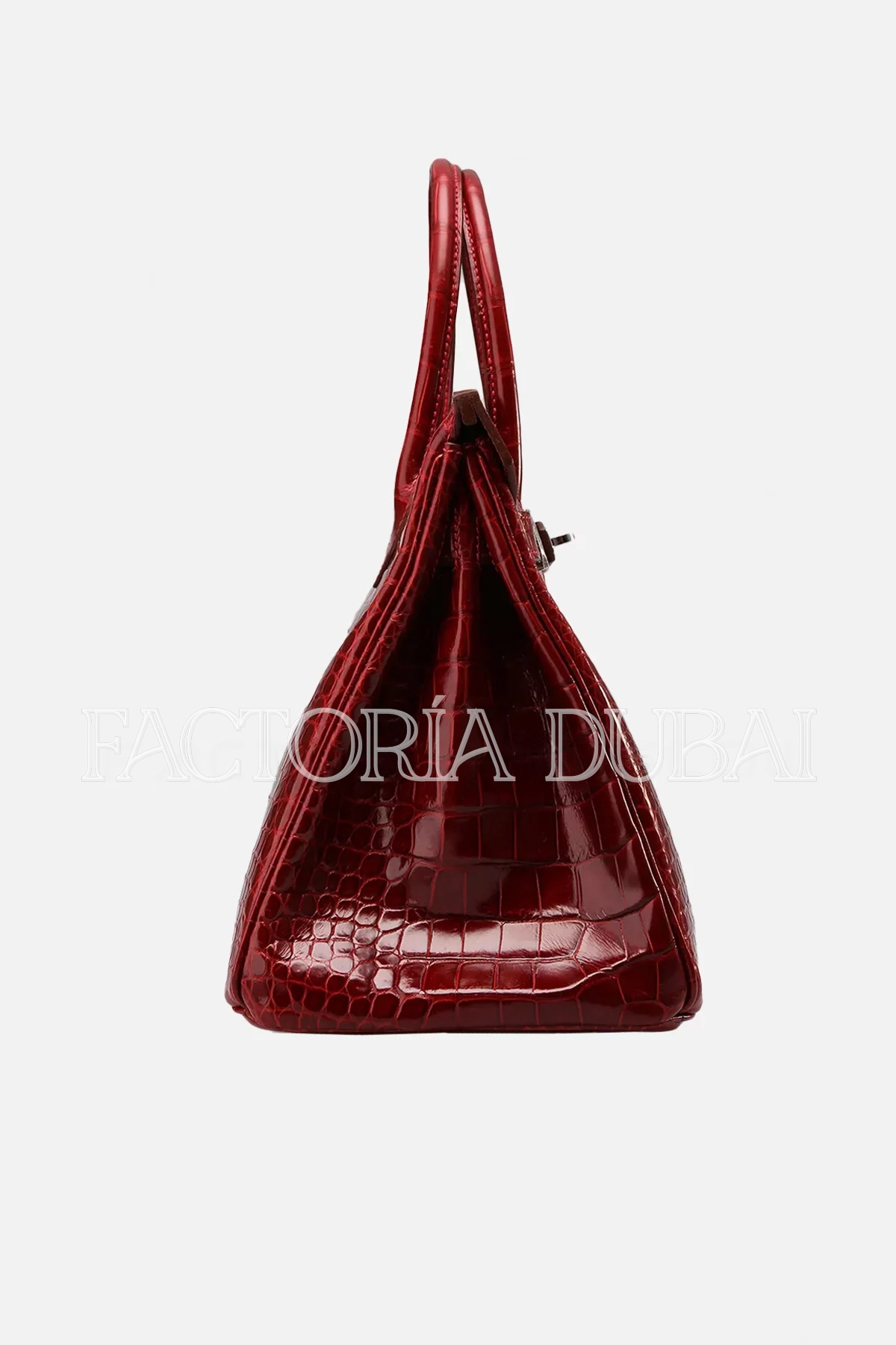 Hermes Birkin 30 Shiny Rouge Vif Porosus PHW