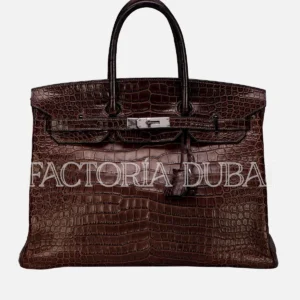 Hermès Birkin 35 Crocodile Porosus Colour Miel GHW