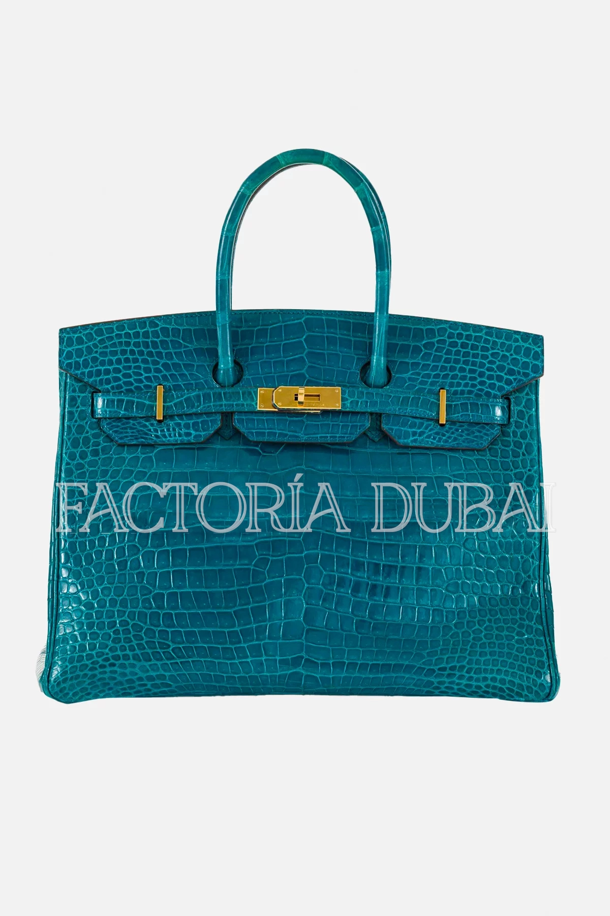 Hermès Birkin 35 Porosus Crocodile Colour Cobalt GHW