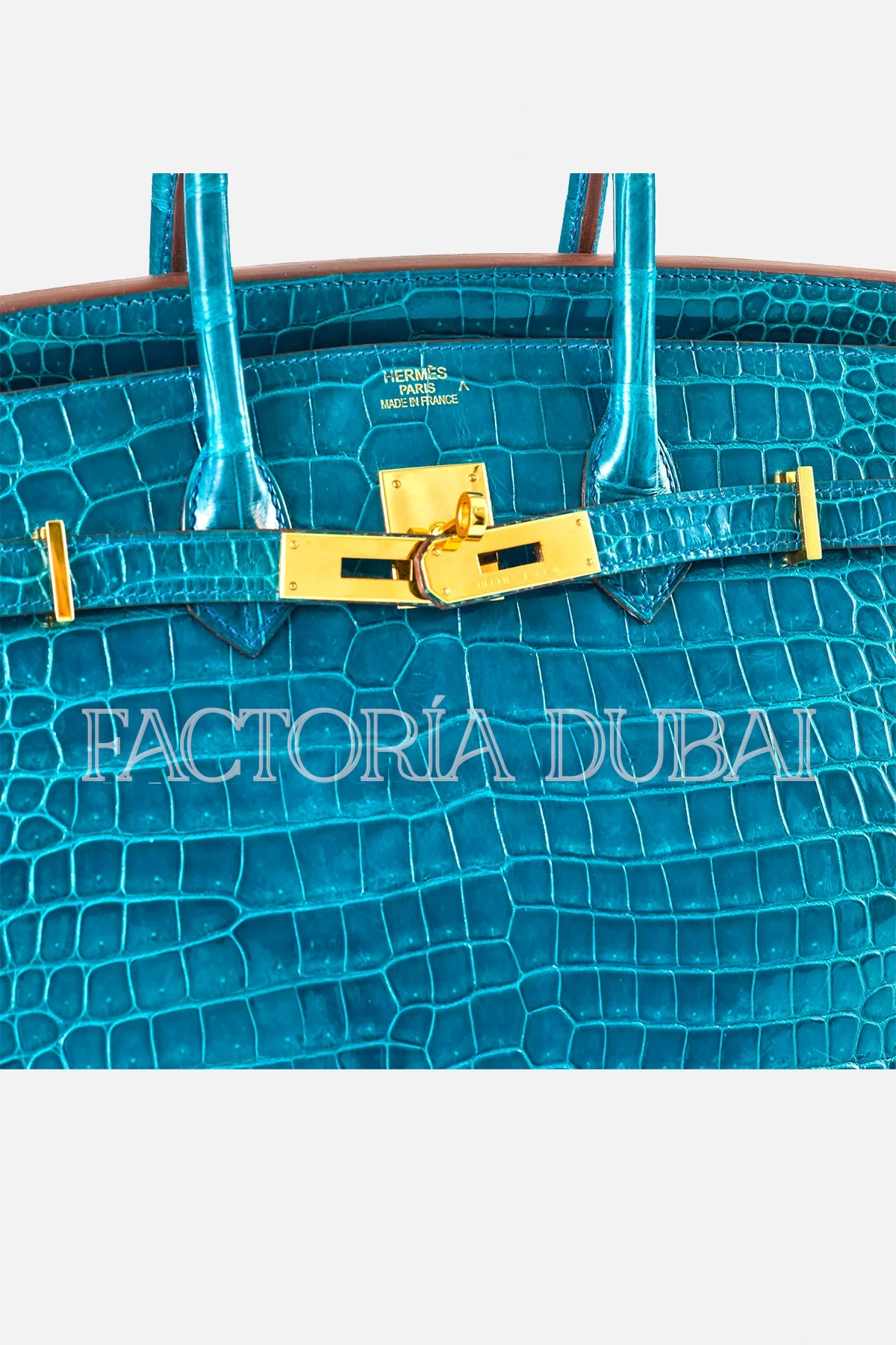 Hermès Birkin 35 Porosus Crocodile Colour Cobalt GHW