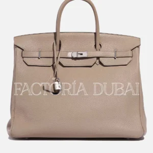 Hermès Birkin 40 Clemence Colour Gris Tourterelle PHW