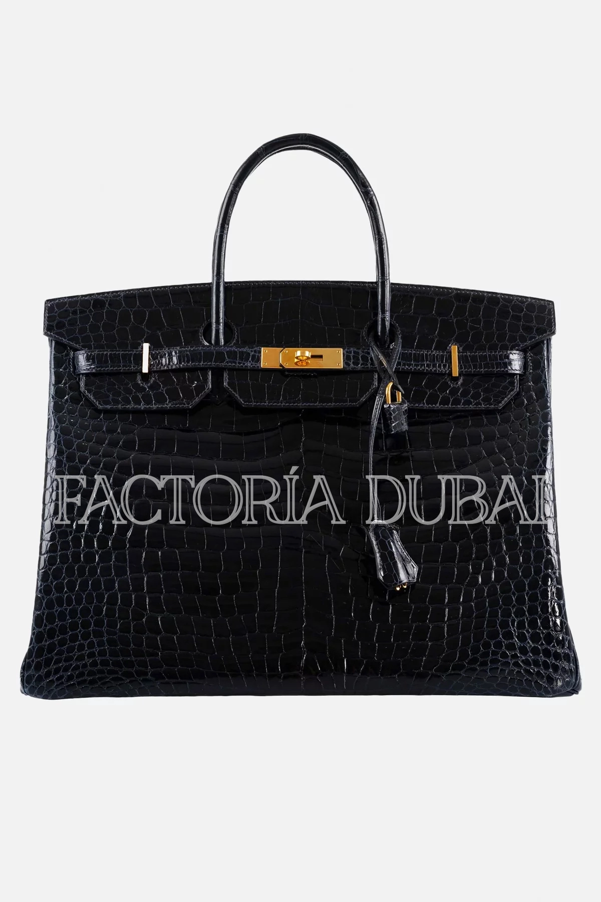 Hermes Birkin 40 Porosus Crocodile Colour Blue Nuit GHW