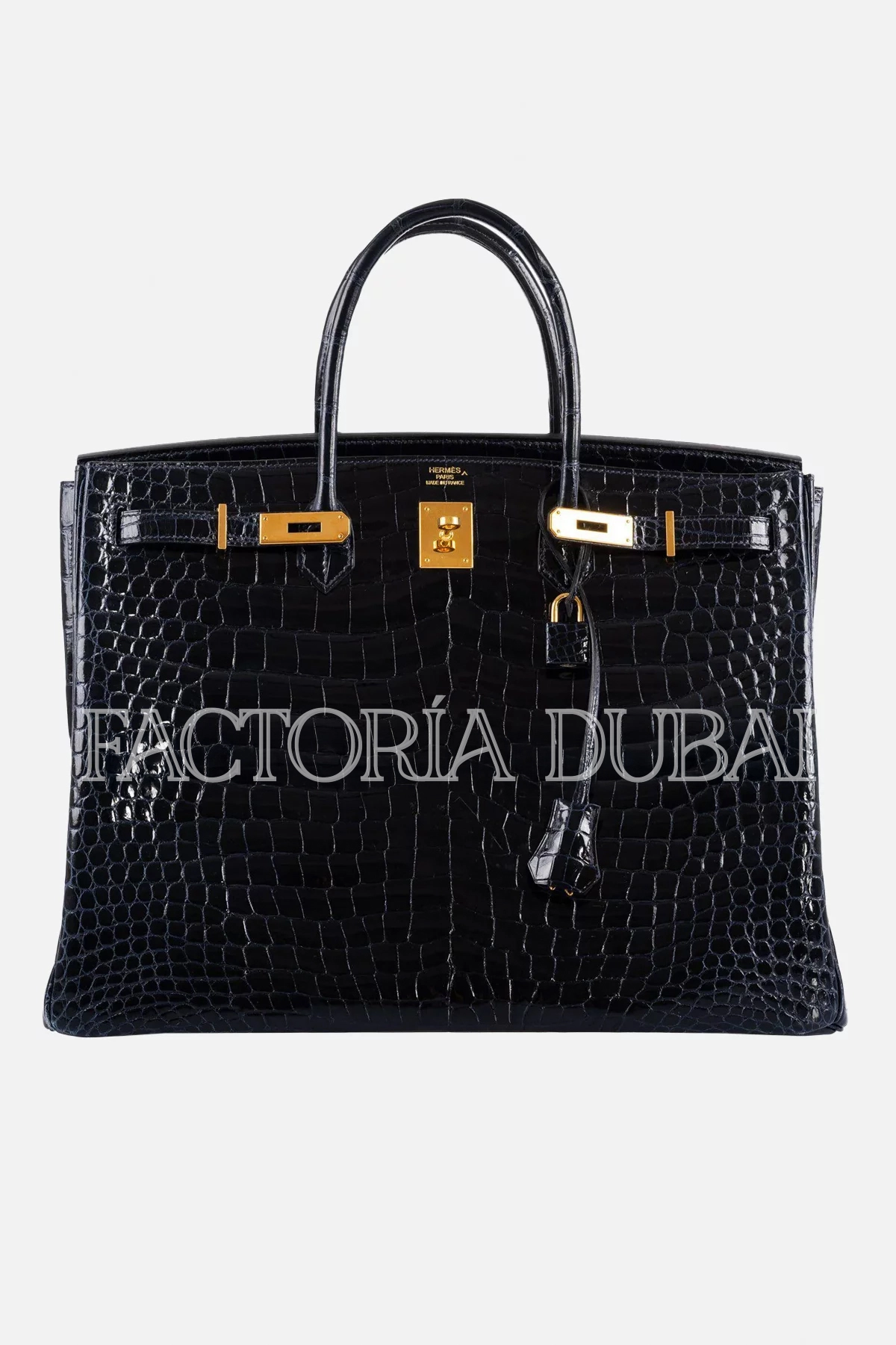 Hermes Birkin 40 Porosus Crocodile Colour Blue Nuit GHW