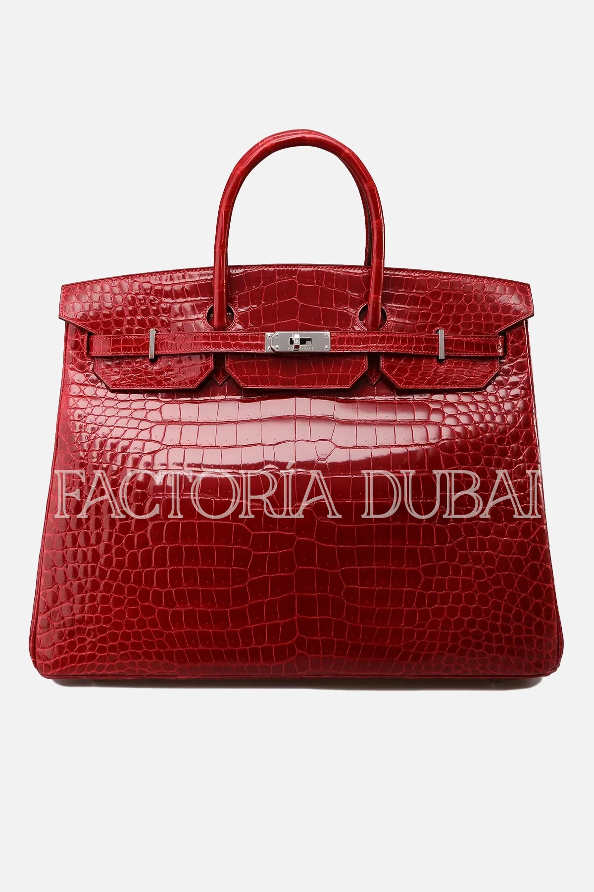 Hermes Birkin 40 Shiny Porosus Colour Braise PHW