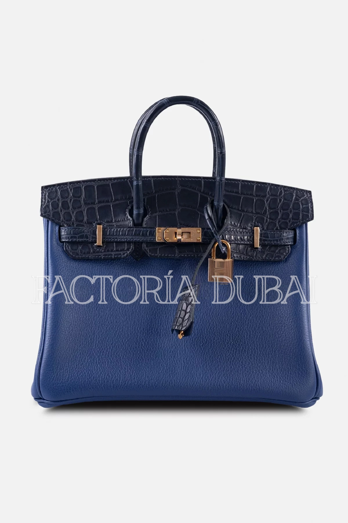 Hermes Birkin Touch 25 Bleu Saphir Togo Bleu Marine Matte Alligator RGHW