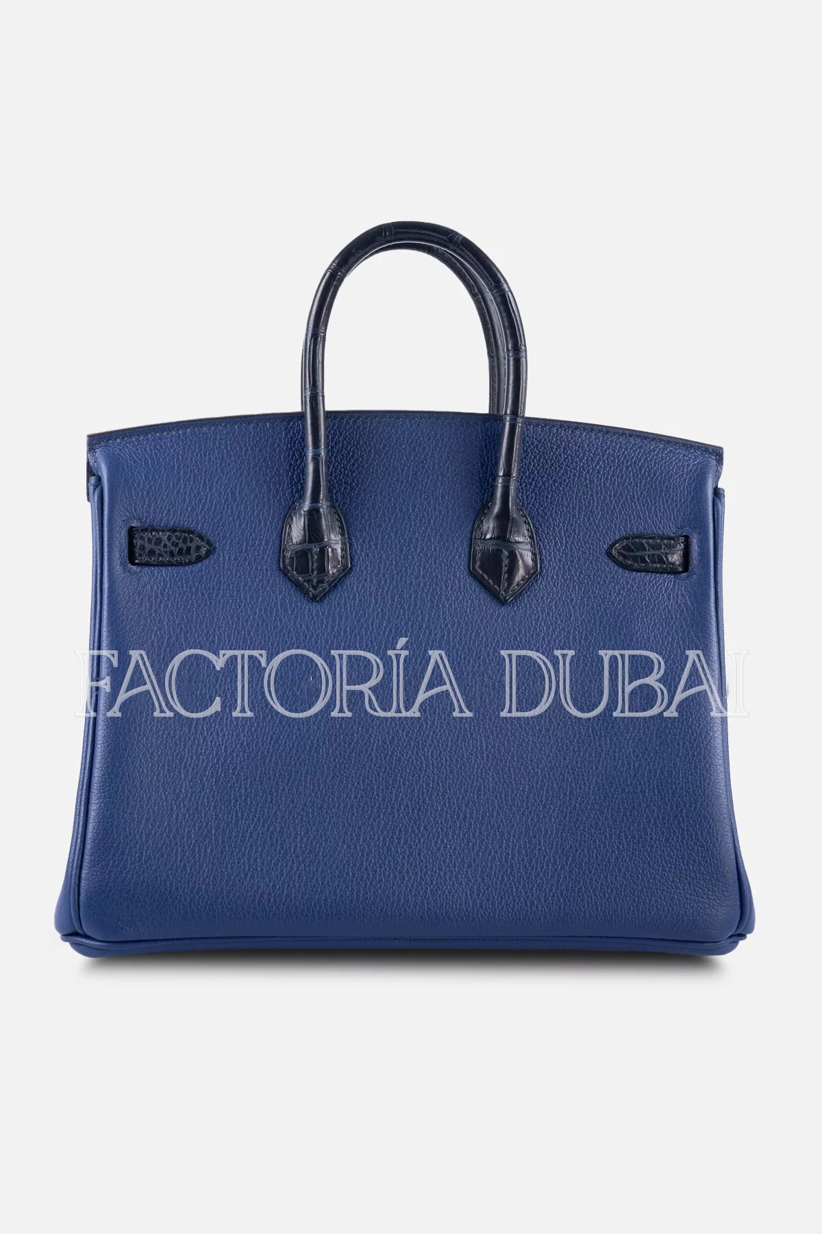 Hermes Birkin Touch 25 Bleu Saphir Togo Bleu Marine Matte Alligator RGHW