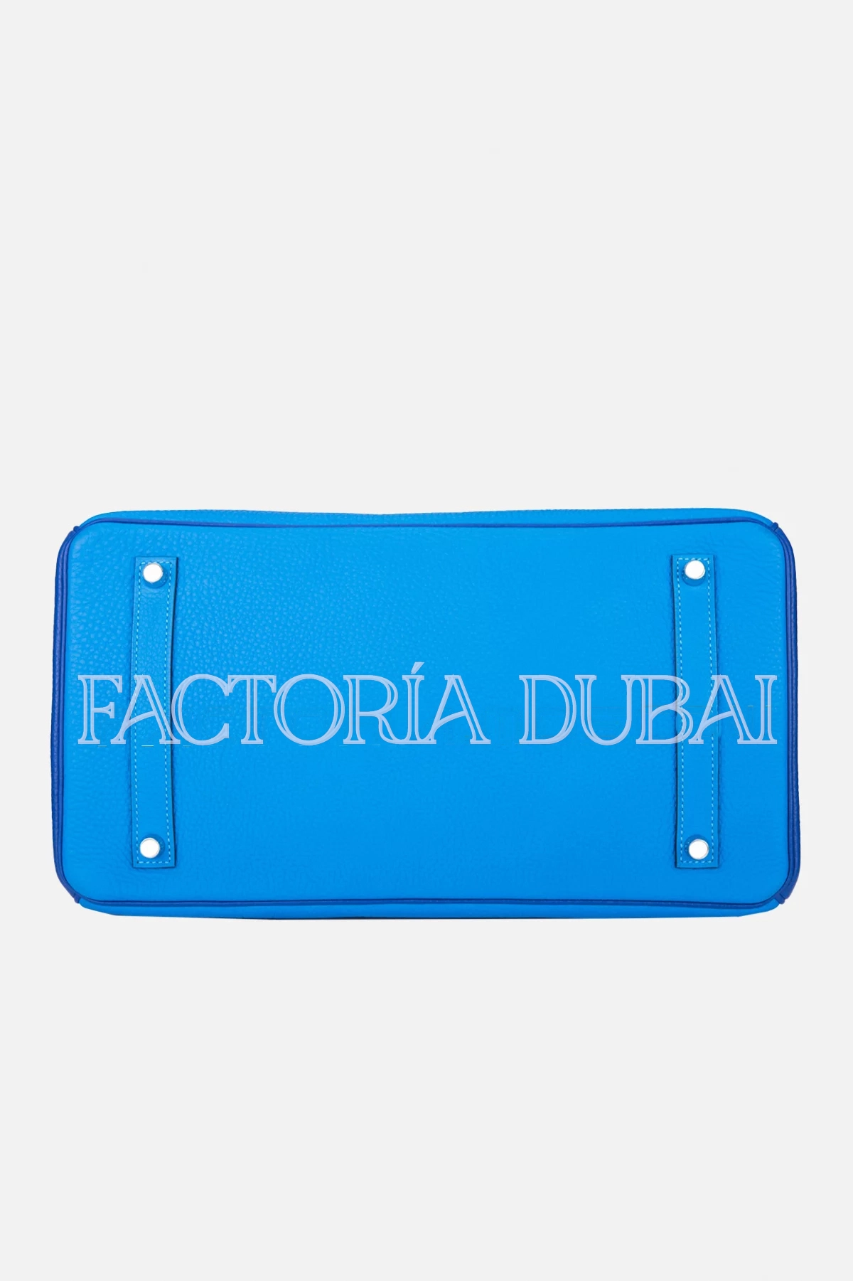 Hermès HSS Birkin 35 Clemence Bicolor Bleu Electrique And Bleu Hydra Brushed PHW