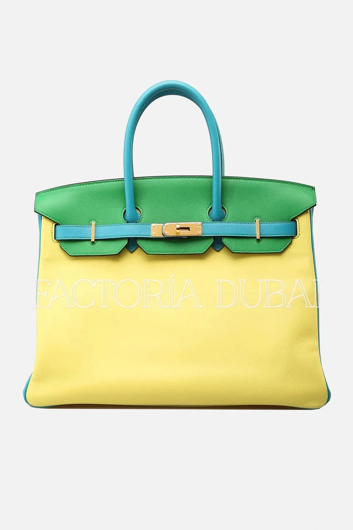 Hermes HSS Birkin 35 Soufre/Bamboo/Bleu Izmir Brushed GHW
