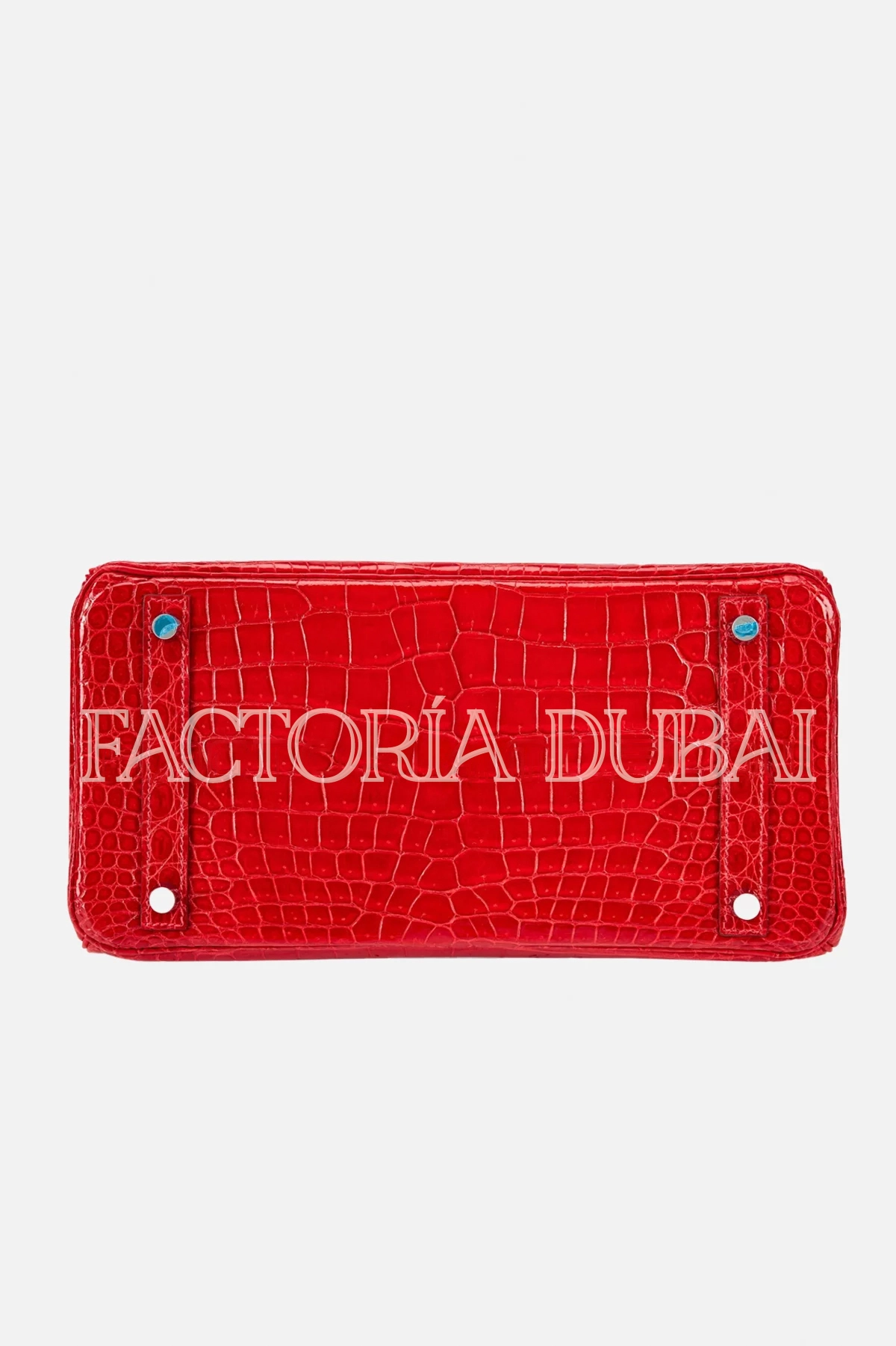 Hermes Rouge Braise Shiny Porosus Crocodile Birkin 30 18K White Gold and Diamond Hardware