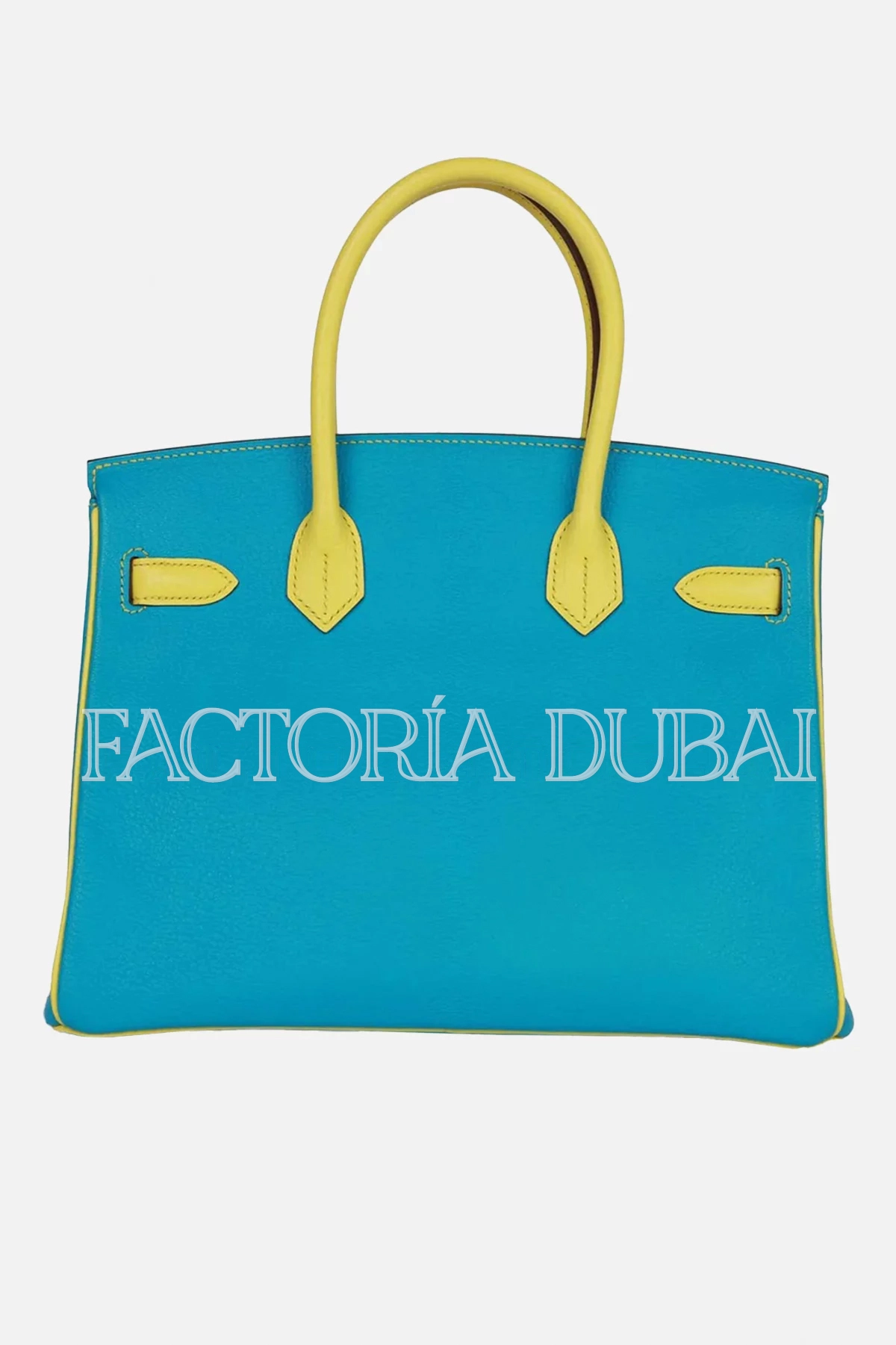 Hermès Special Order (HSS) Birkin 30 Bleu Turquoise and Lime Chevre GHW